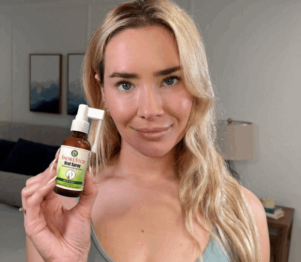 SnoreStop Spray customer -Jennifer K.